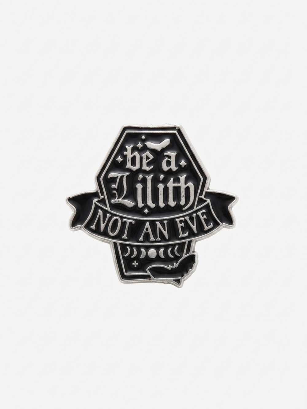 NEW Be a Lilith Black Enamel Pin (0323)